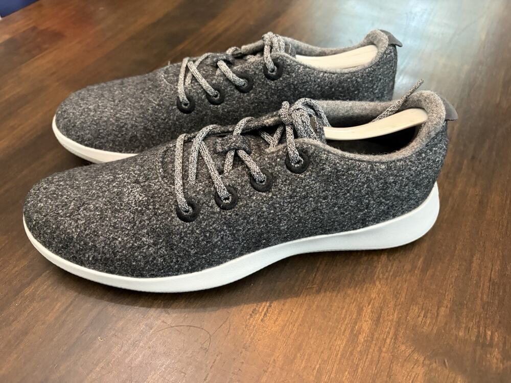 Allbirds Wool Runner Shoes Mens Size 10 Gray Lace Up Sneakers Worn 2x